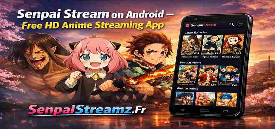 Senpai Stream on Android – Free HD Anime Streaming App