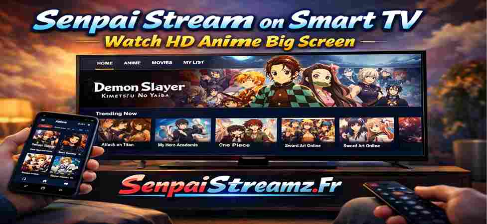 Senpai Stream on Smart TV – Watch HD Anime Big Screen